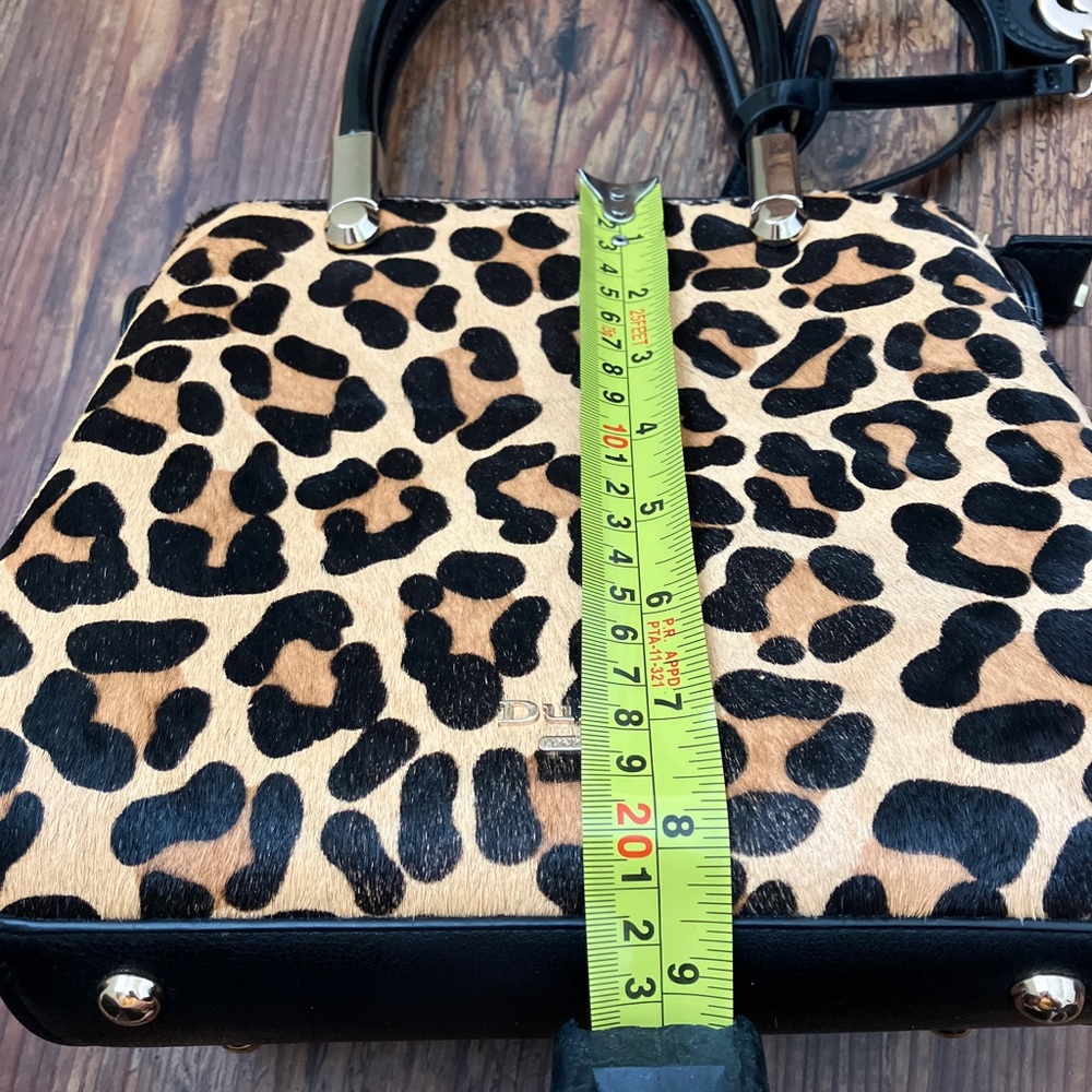 Dune of London leopard print handbag/crossbody bag - Picture 5 of 8